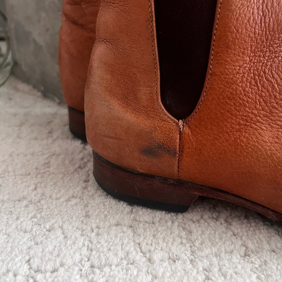 Poppy Barley Chestnut Ankle Booties - Picture 7 of 9